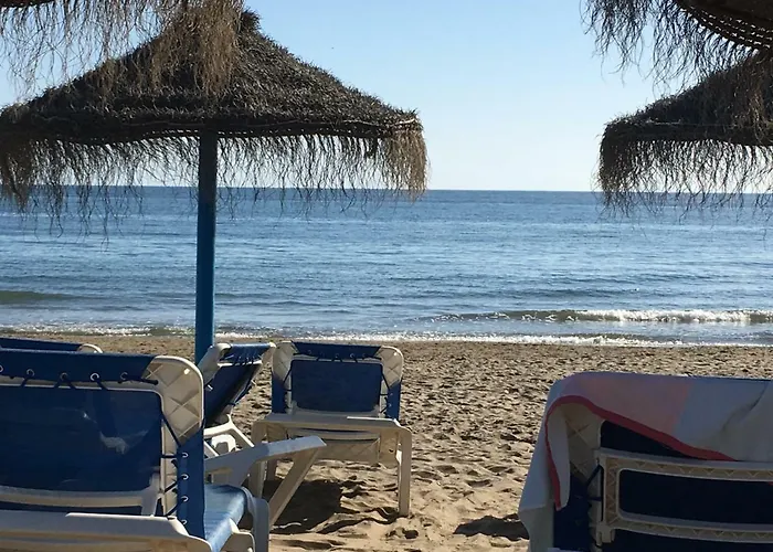 Estudio Primera Linea 50 Mtrs Playa. Fibra 600mb Marbella